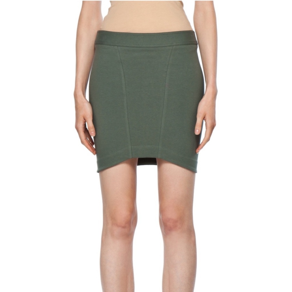 HELMUT by HELMUT LANG green mini skirt